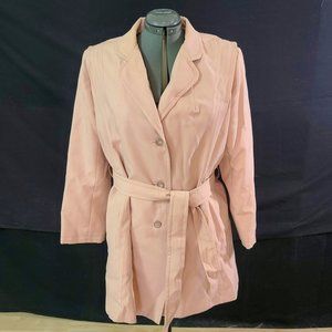 Vintage 1970's Trench Coat Style Belted Coat